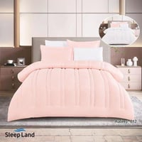 مفرش سرير سادة وجهين مزدوج