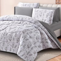 ميرا | طقم لحاف وجهين مشجر سادة | موديل mira-16