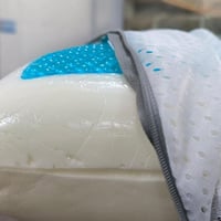 وسادة وجهين ميموري فوم جل تبريد | مناسبة لفصول الس...