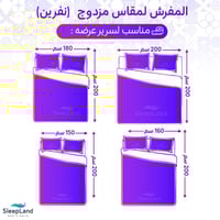 طقم لحاف فندقي قطن 100% مزدوج | اسود 7