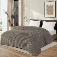 بطانية مقلم كمفورت فرو مخمل | نفرين | متوفر بعدة أ...