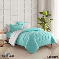 طقم مفرش سادة وجهين مفرد E