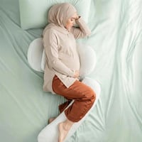 مخدة حوامل بامبو | 4 قطع قابلة للتعديل لدعم الجسم...