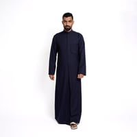 2 ثياب كويتي رجالي شتوي سادة مع شال هدية