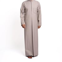 ثوب كويتي ولادي شتوي سادة