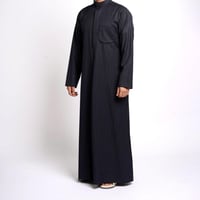 ثوب كويتي شتوي ولادي مقلم