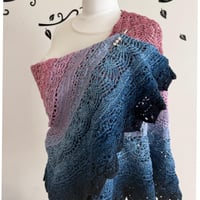 شال ورد وبحر