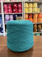 قطن ايطالي أخضر تركواز