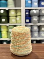 ايطالي ملون برتقالي فيروزي