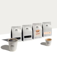 بوكس الاسبريسو (4 ارباع + أكواب ورقية)