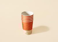 5 اكواب ورقية - آش - 10 أونصة - كوب فقط