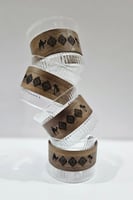 توزيعات ميني أكواب فخمة بنقش تراثي حصري 12 حبة