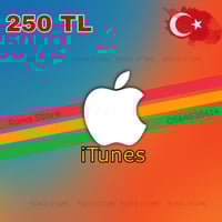 بطاقة ايتونز تركي 250 ليرة