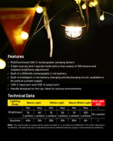 فانوس nitecore LR40