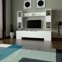 طاولة تلفزيون ابيض-موديل tv43