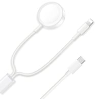 سلك شاحن 2 في 1 (تايب سي - ساعة ابل + ايفون) (T346...