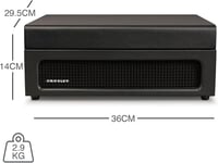 جرامافون Crosley اسود