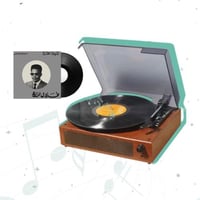 جرامافون مع اسطوانة طلال