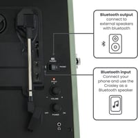 جرامافون crosley أخضر