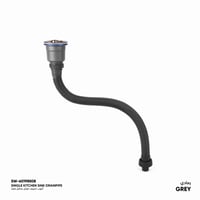 أنبوب تصريف حوض مطبخ مفرد SD01