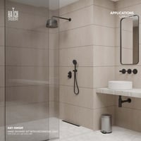 طقم سماعة شاور / دش مع ليد اضاءة ​SW029