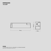 محول كهربائي 10واط قابل للتعتيم - وحدات إضاءة ليد...