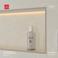 AL784 بروفايل ألمنيوم لحواف الجدار