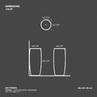 مغسلة بيتونيا أرضية / طولية HAT-PW057A