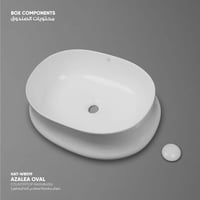 حوض مغسلة سطحي أزاليا (بيضاوي) - WB019