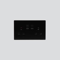 مقبس ( فيش ) ثلاثي مزدوج 13 أمبير