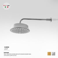 ذراع دش جداري مع رأس الدش Cherie​ -  DS013670