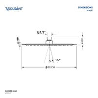 رأس دش مطري دائري