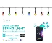 إنارة عقدية ذكية (مع 12 مصباح) بطول 6.6 متر