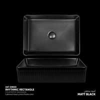 حوض مغسلة سطحي رتيميك (مستطيل) - WB023