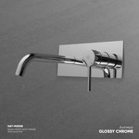 خلاط مغسلة جداري مع إطار MX008