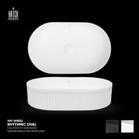 حوض مغسلة سطحي رتيميك (بيضاوي) - WB022