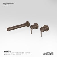 خلاط مغسلة جداري ثلاثي الفتحات مخفي Allen -​ AL988...