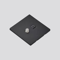 مقبس مستقبل هوائي + مقبس هاتف