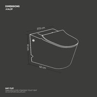 كرسي أفرا أرضي يعمل بضغط الماء ( 1.5 بار ) بدون خز...