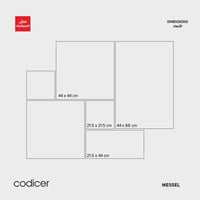 بورسلان من مجموعة Messel (للارضيات والجدران)