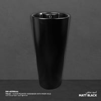 مغسلة تويا أرضية / طولية مع فتحه خلاط HAT-PW202