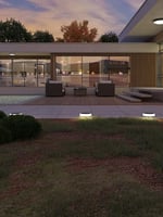 وحدة اضاءة غرس ليد 2واط (طاقة شمسية)