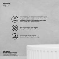 حوض مغسلة سطحي رتيميك (دائري) - WB020