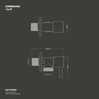 Angle Valve AVE002 & AVE016 صمام زاوية (سكر/محبس)...