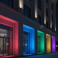 وحدة إضاءة ماسحة للحائط ليد 18واط