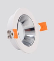 إطار سقفي دائري غاطس المنيوم متحرك ومضاد للوهج بمق...