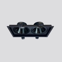 إطار سقفي مزدوج غاطس المنيوم غير متحرك ومضاد للوهج...