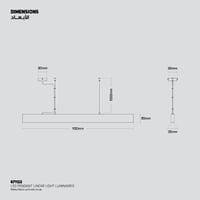 وحدات ( أجهزة ) إضاءة خطية معلقة (شريط ضوئي مستقيم...