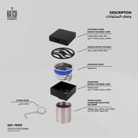 صفاية بلاط مربعة ​FD013