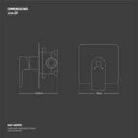 خلاط دش اتجاه واحد MX012